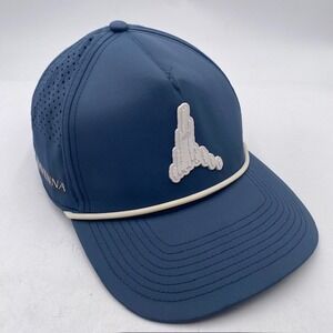 Ravenna Imperial Performance 545 Golf Hat Navy Blue Rope Snapback Perforated